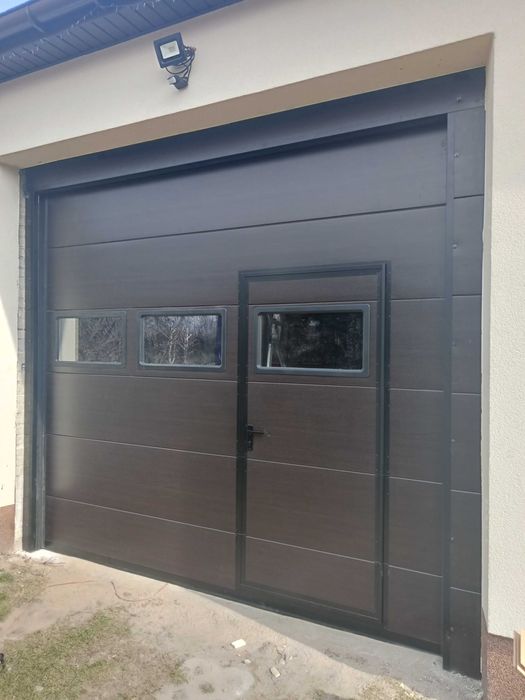 Brama segmentowa garażowa przemysłowa bramy garażowe Siemień