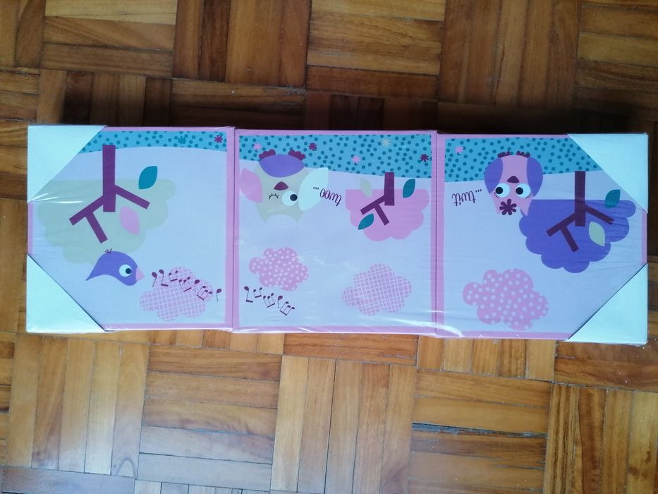 Conjunto 3 quartos coruja novo