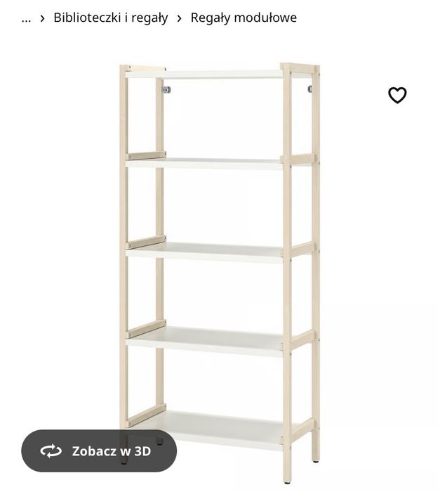 Regal Ikea EKENABBEN 2 szt Wolbrom