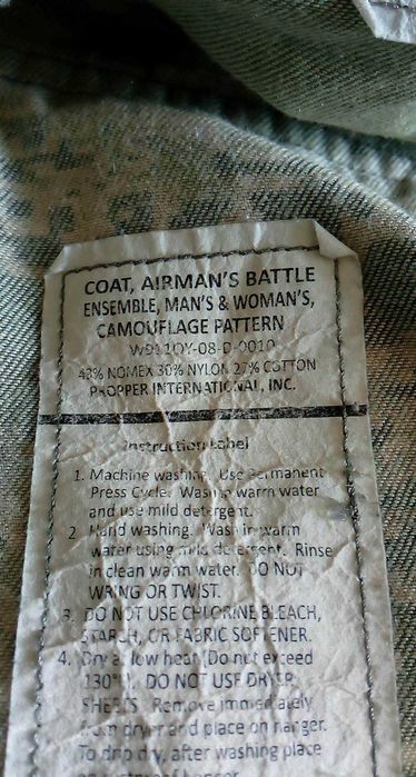 Bluza US Air Force Coat Airman`s Battle USAF Tiger Stripe r M-R