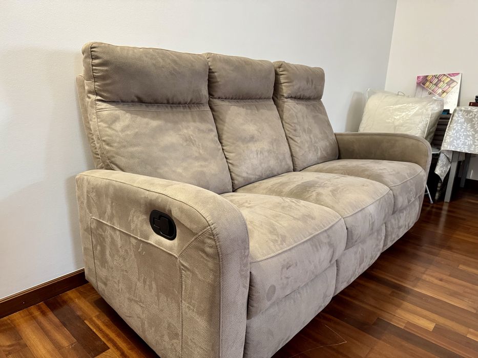 Sofá com relax como novo!