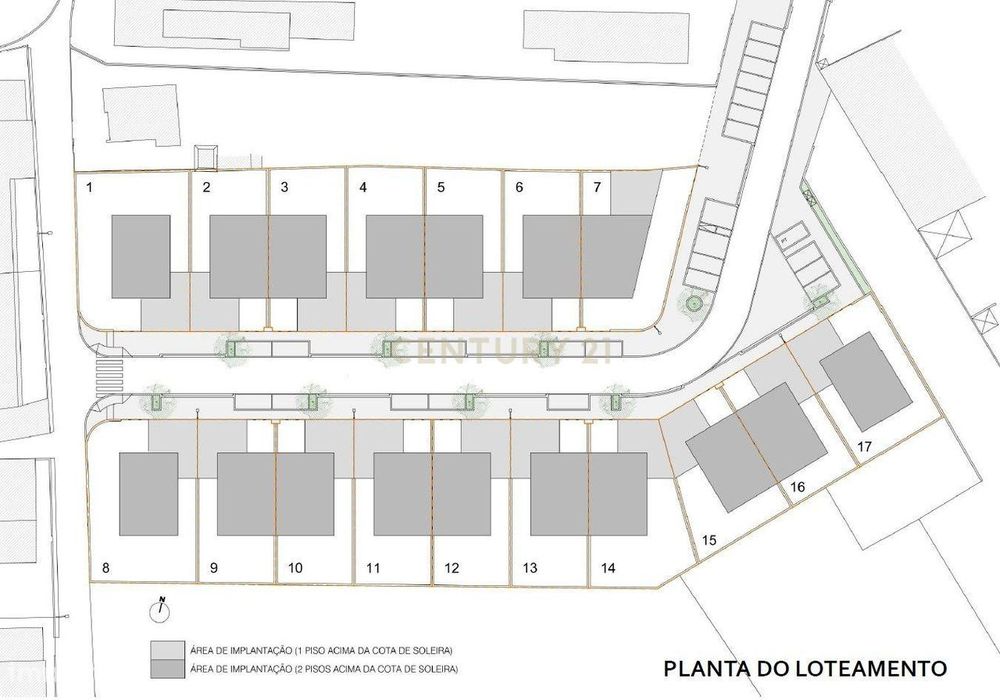 Terreno Urbano c/ projeto aprovado para 17 moradias, junto à Praia da
