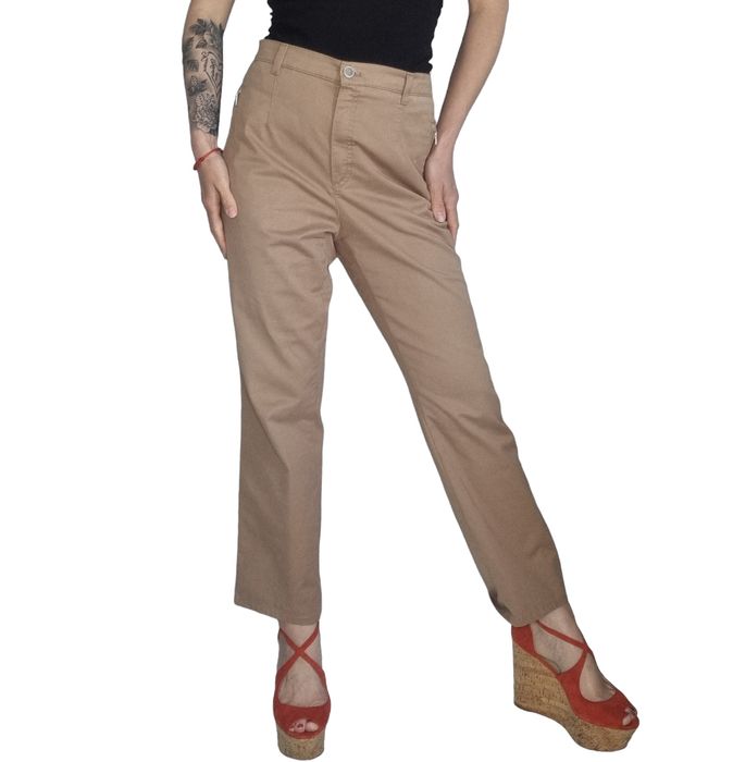 Beżowe spodnie raphaella by brax Rozmiar XL 42   #raphaellabybrax