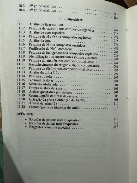 Livro: química analítica qualitativa - jayme fernandes