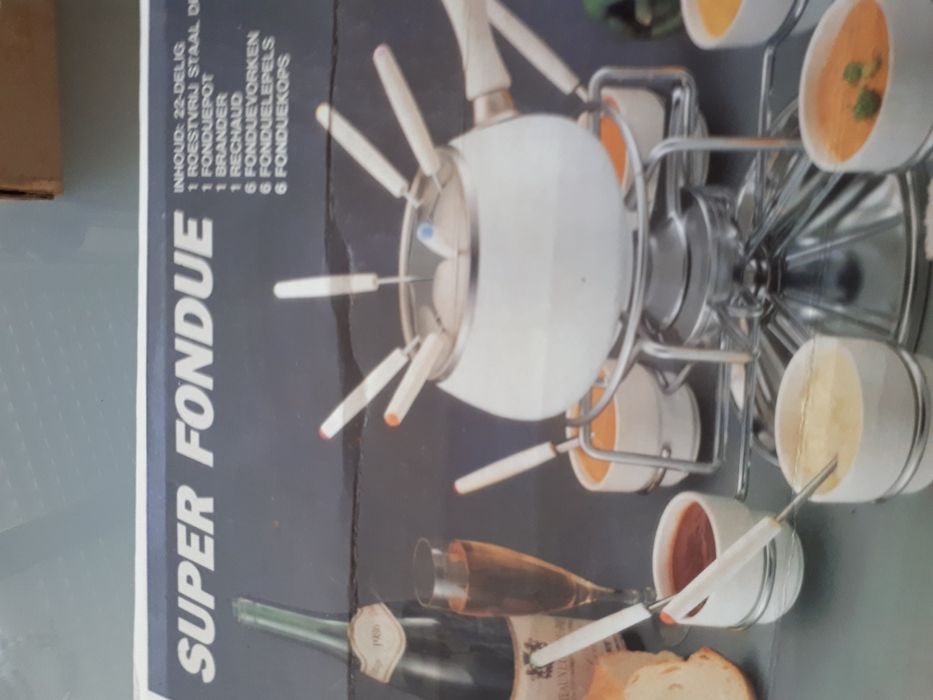 conjunto de fondue para 6 pessoas nunca usado