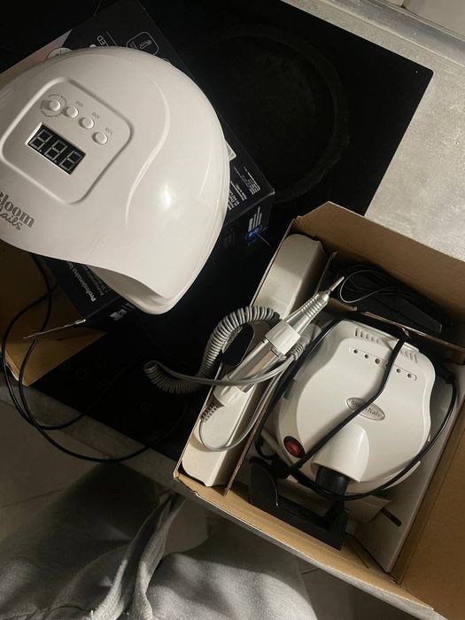 UV led lamp та nail drill