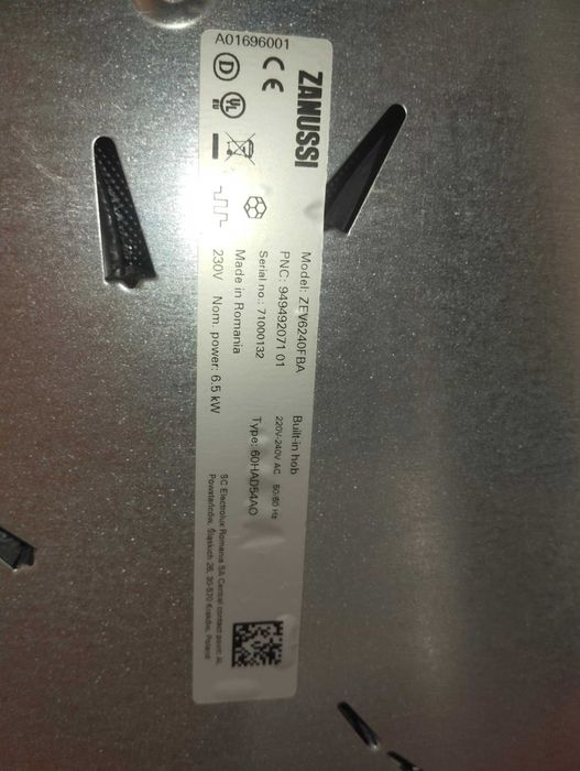 Fogao vitroceramica zanussi com 3 discos funcionais