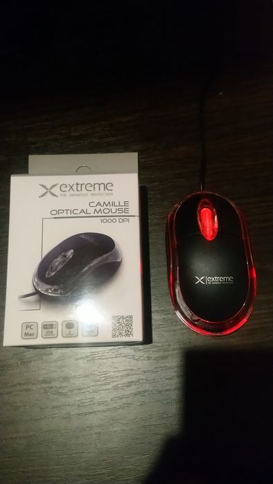 Myszka przewodowa Esperanza EXTREME CAMILLE 3D Czarna (XM102K)
Mysz op