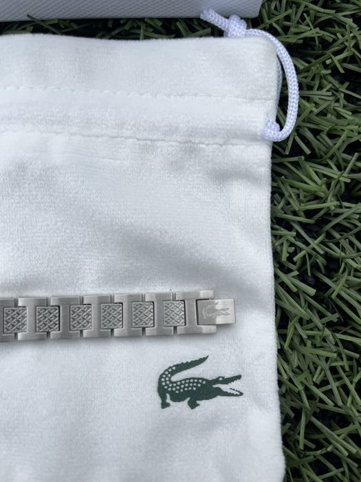 Без придоплати! Браслет Lacoste Лакоста срібний браслет