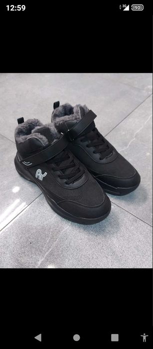 Зимові чоловічі кросівки хутро 42р(27 см)