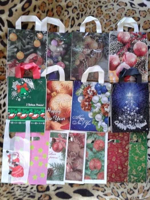 Глянцевый пакет подарочный кулек для подарков