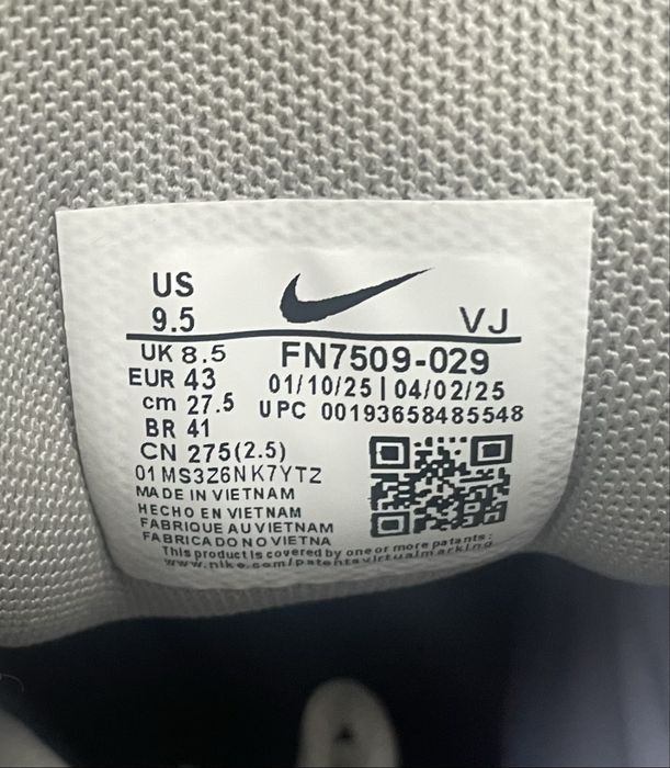 Nike P-6000 Flat Pewter Grey Light-Iron-Ore Metallic-Silver 41~45.