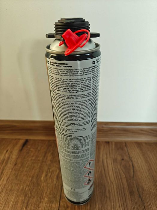 Piana natryskowa PUR GRAFEN Professional (930 g) - 3 szt