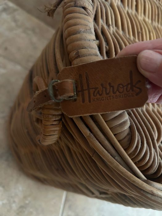 Cesto de palinha harrods