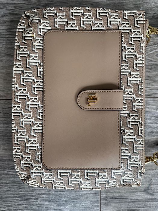 Torebka Skórzana Ralph Lauren Jamey 27 Listonoszka Jak Nowa!