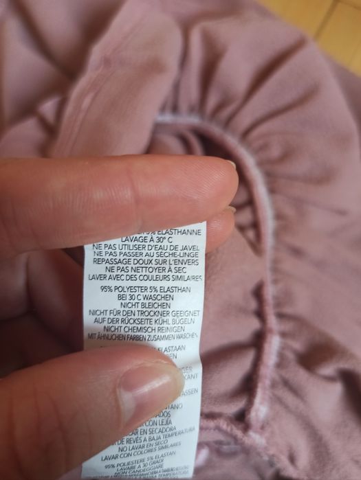 Elegancka bluzka z baskinką, brudny róż M, boohoo