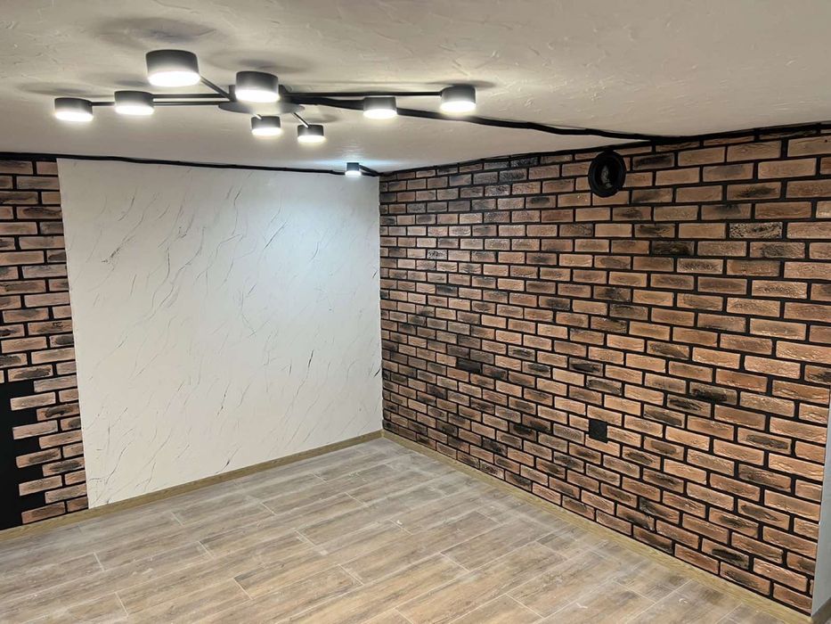 Гіпсова плитка,декоративный гипсовый кирпич , плитка під цеглу скала