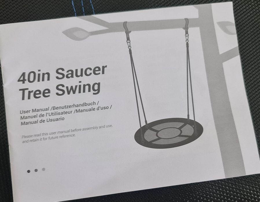 Гойдалка Trekassy розрахована на вагу 317кг.