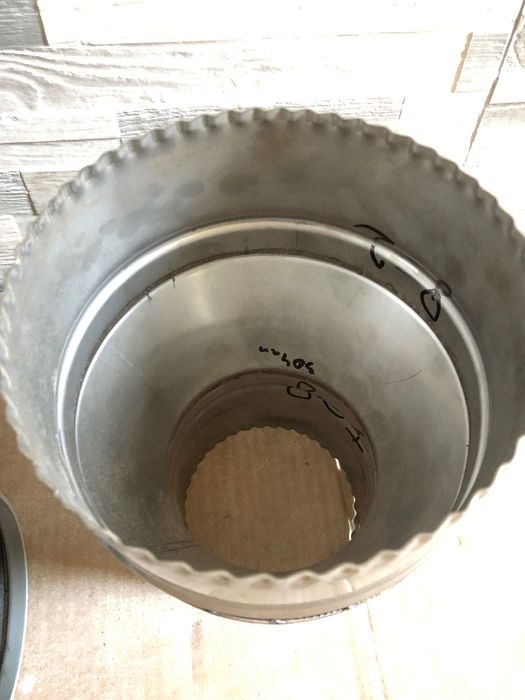 Переходник димохода, нержавейка