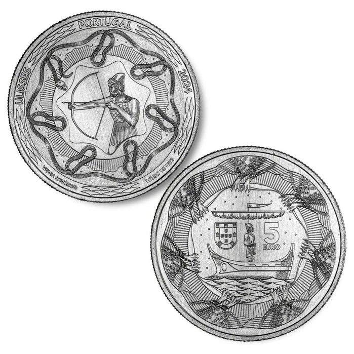 Moedas Comemorativas Correntes Unc Portugal 1,50 + 2,50 + 5,00 + 7,50