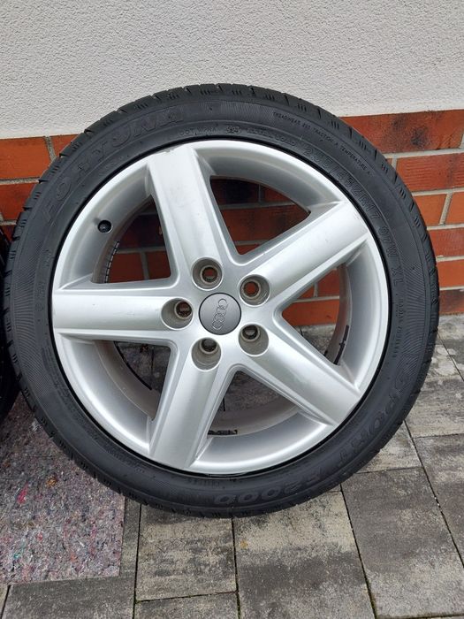 Felgi 17 AUDI 5x112 et45 7,5x17 opony letnie 235/45 r17 ładny stan
