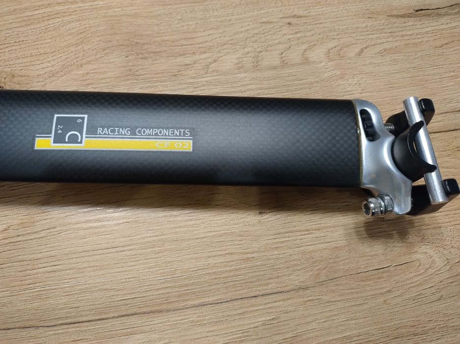 Nowy wspornik siodła 27,2 Giant Racing Components Mike Burrows sztyca