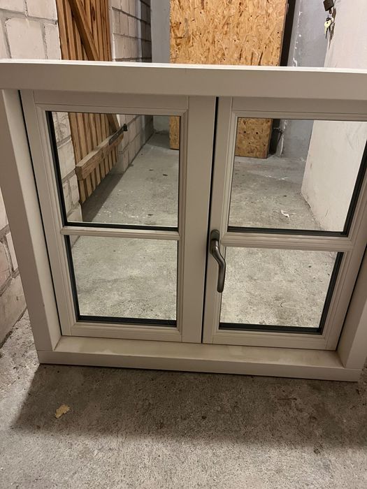 Okno nowe piękne styl duński 81 x 70