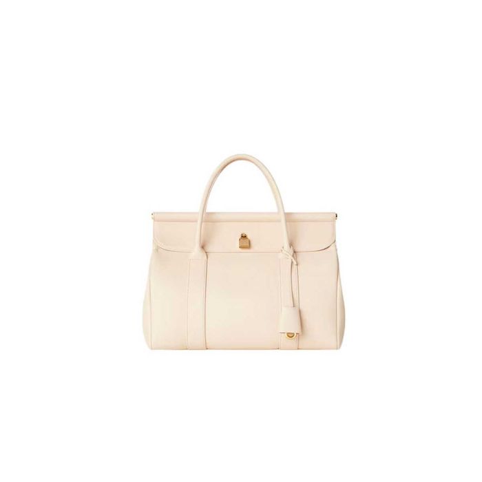 Сумка Loro Piana Loom Grained Calfskin Bag L32 Creamed Honey