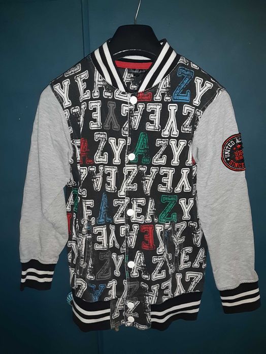 Bluza bejsbolowa, na zatrzaski, 146/152