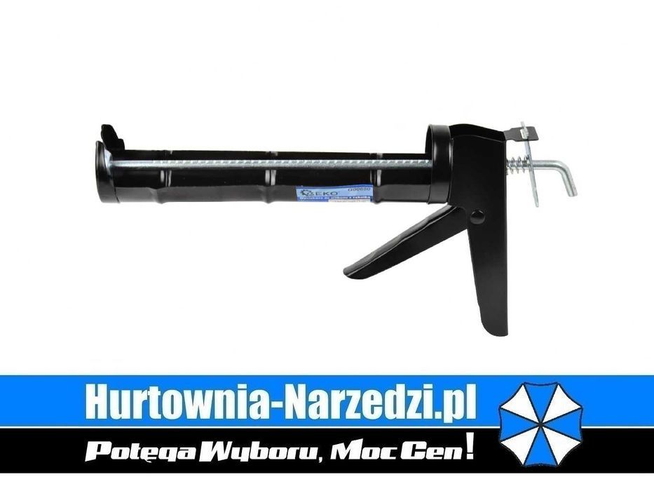 Wyciskacz do silikonu z zębatką 300ml Wyciskacz rynienkowy do silikonu pistolet do silikonu rynnowy