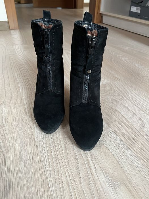 Натуральна замша черевики