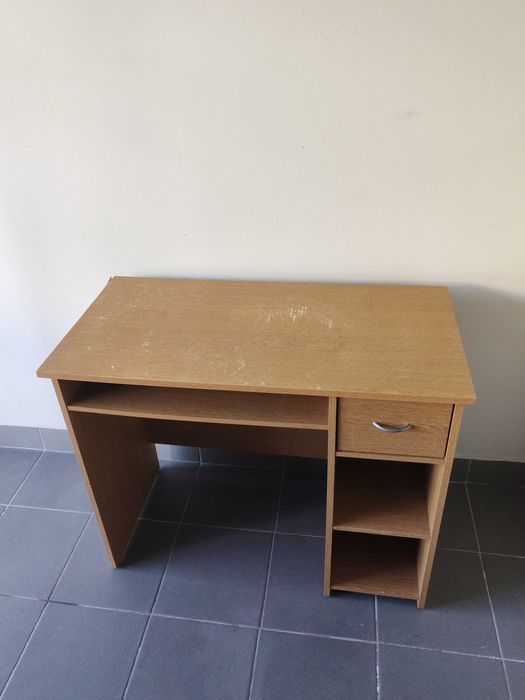 Secretária Compacta com Gaveta | 90x75x45 cm