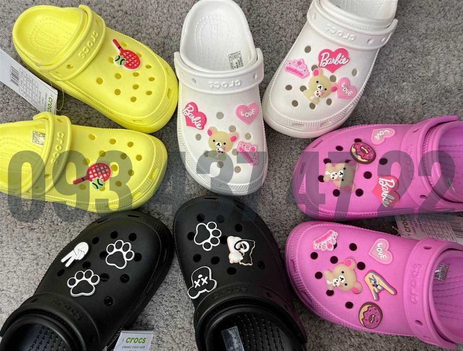 Дитячі Крокси Сабо на Платформі Сrocs Classic Cutie Clog Новинка