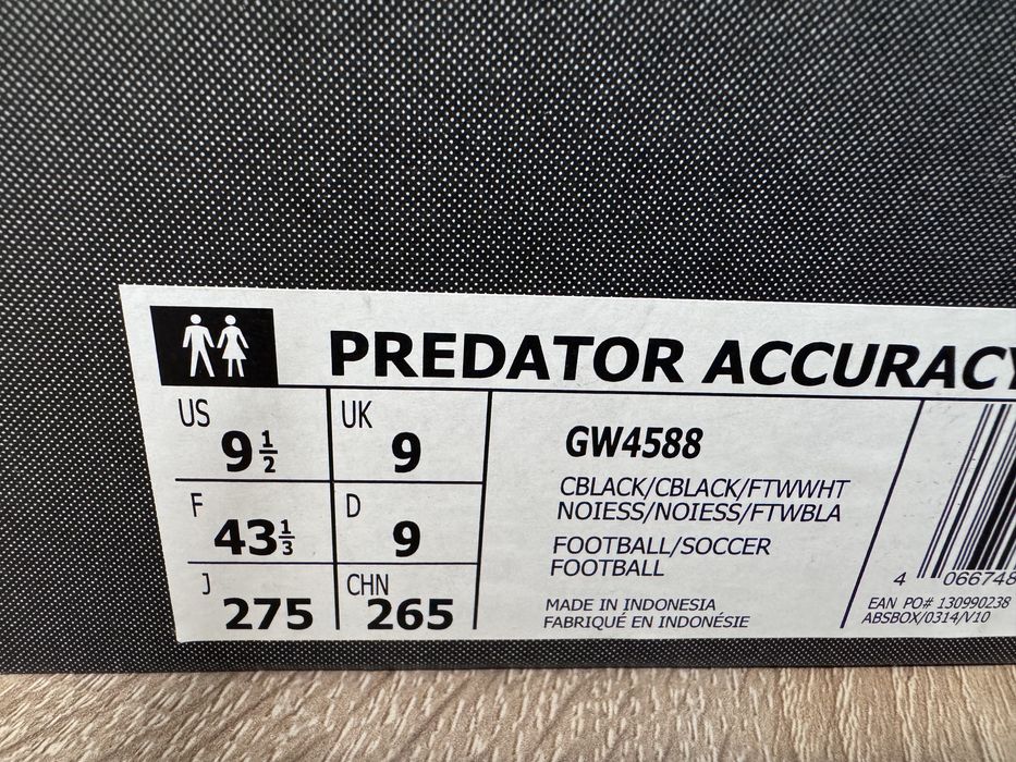 Бутси Adidas Predator Accuracy 43 1/3
