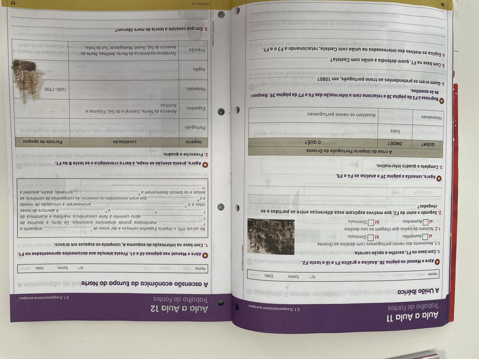 Caderno atividades Novo Viva a História 8