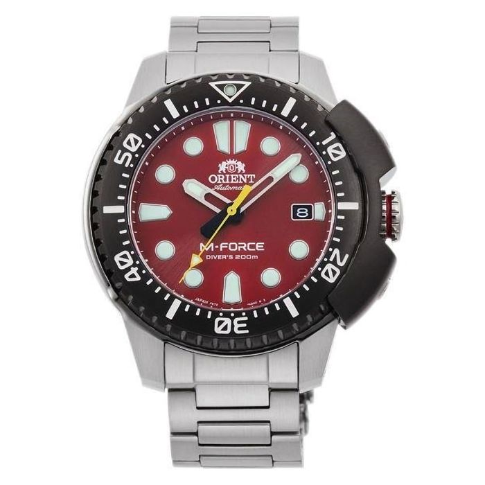 *NOVO* Vários Orient M-Force 45mm vidro safira. Automático 200m