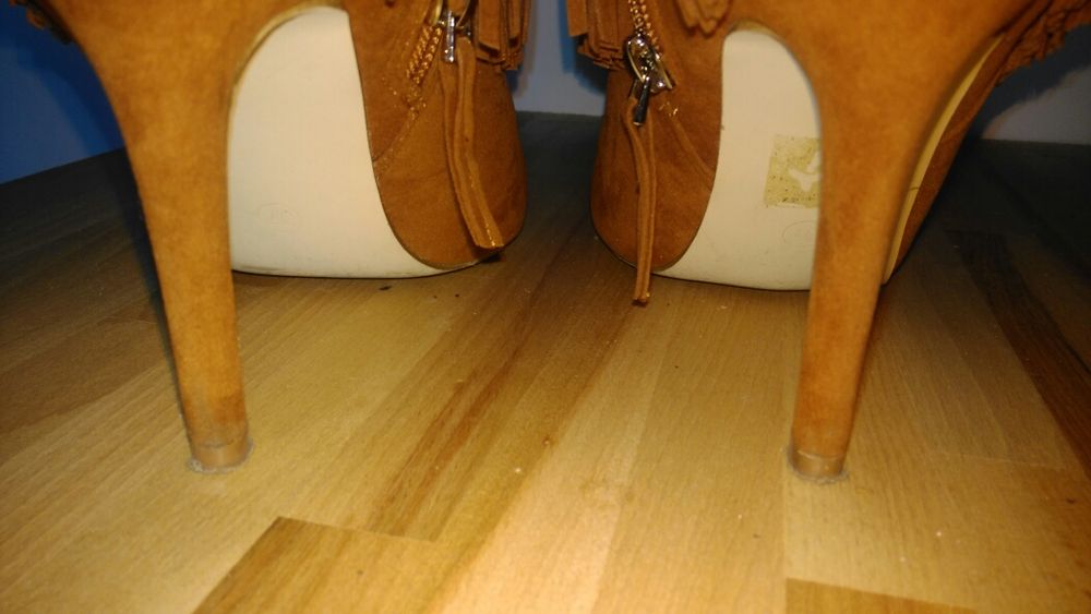 Botki DeeZee 37 karmelowe