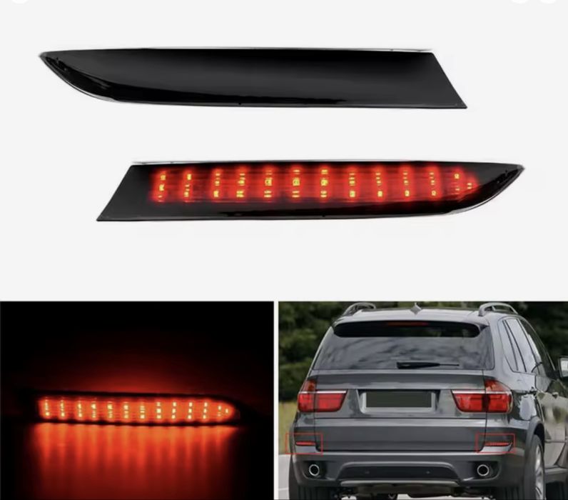 Мото габаритний ліхтар бампера катафот bmw x5 e70освітленя мото