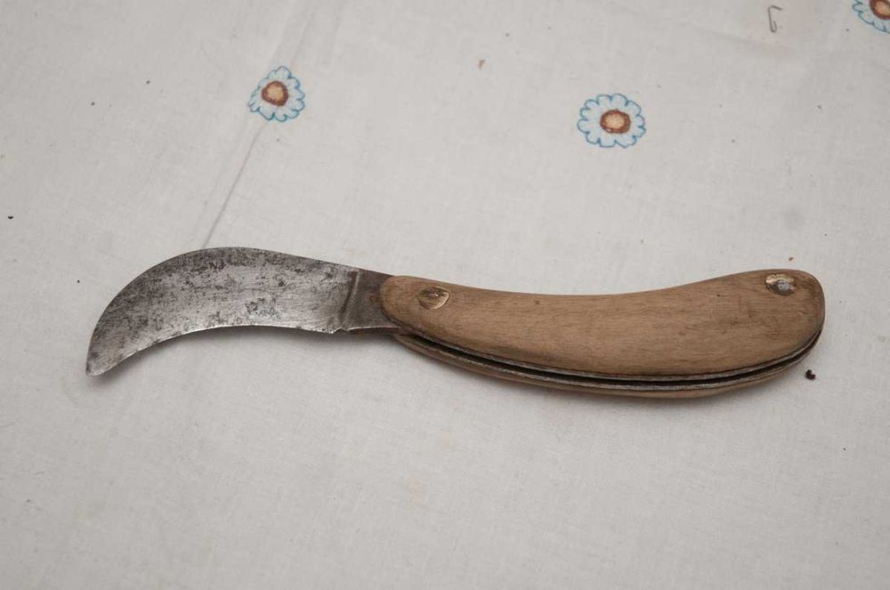 Нож садовый прививочный санитарный складной СССР