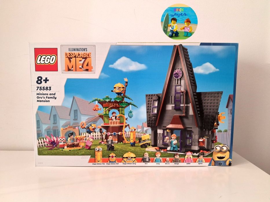 ENVIO GRATIS-LEGO 75583 Minions and Gru's Family Mansion (Despicable Me 4)