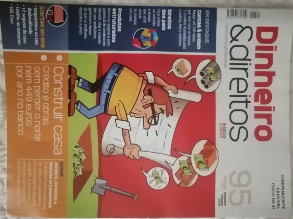 8 Revistas  Dinheiro e Direitos da DECO e guia fiscal 2022 Lote 1