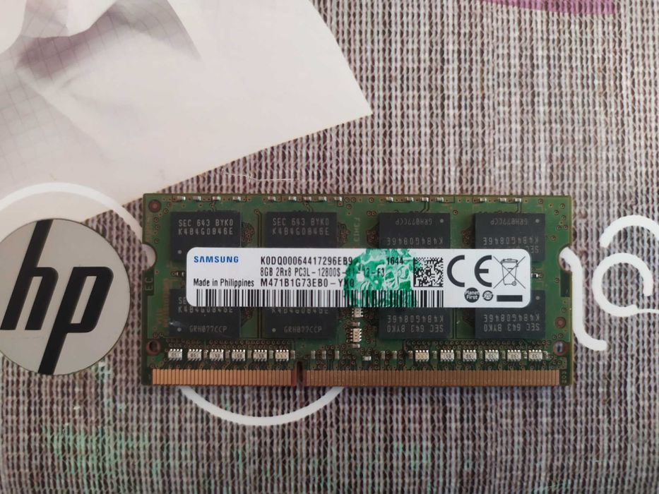 Samsung 8GB 1.35V DDR3L 1600MHz PC3L-12800S SO-DIMM оперативна пам'ять