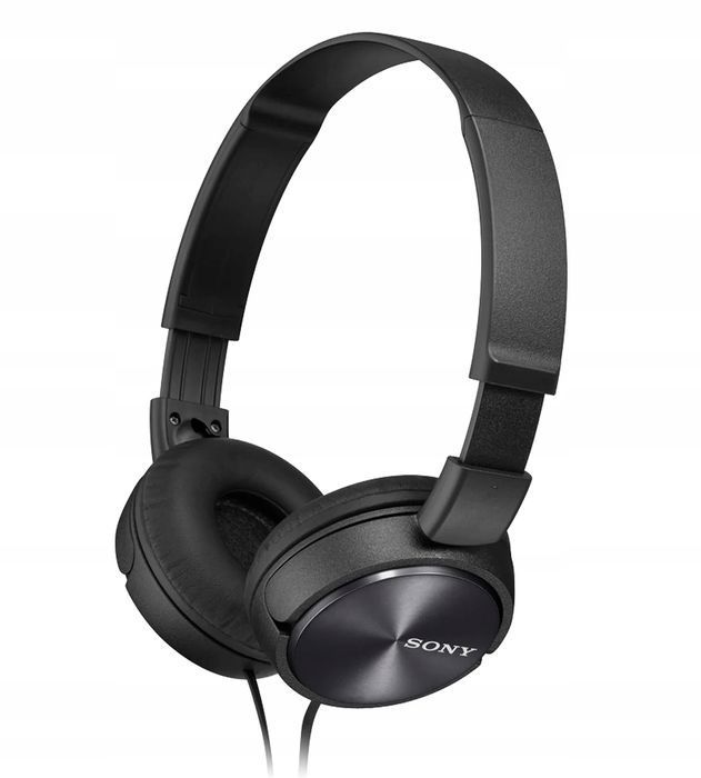 słuchawki nauszne sony mdr-zx310ap czarny przewodowe sprzęt audio