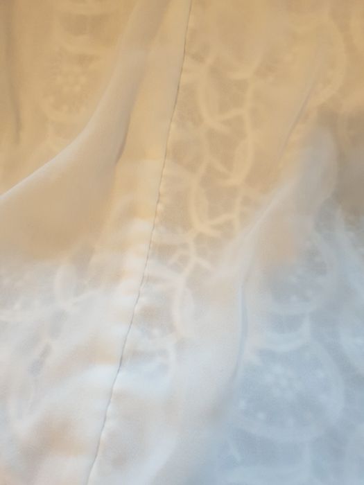 Marynarka kremowa z gipiury Zara Basic M