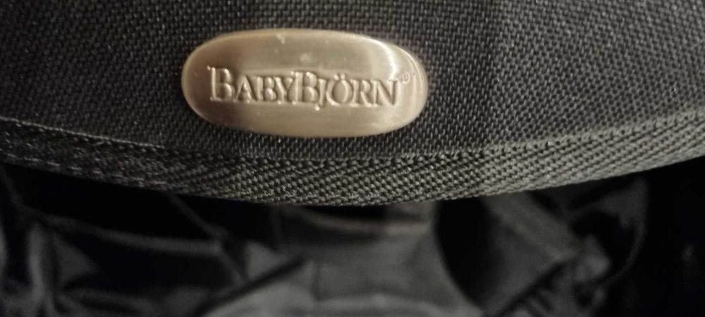 Baby Bjorn malote rigido preto p/ Viagem/Fraldas