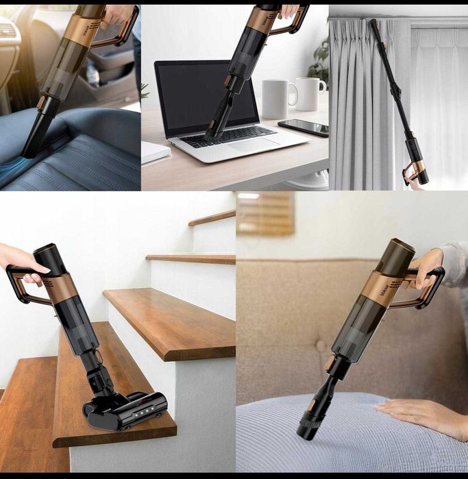 Bezprzewodowy Odkurzacz Pionowy Mopujący VOKSAR S11 PRO + MOP 100min