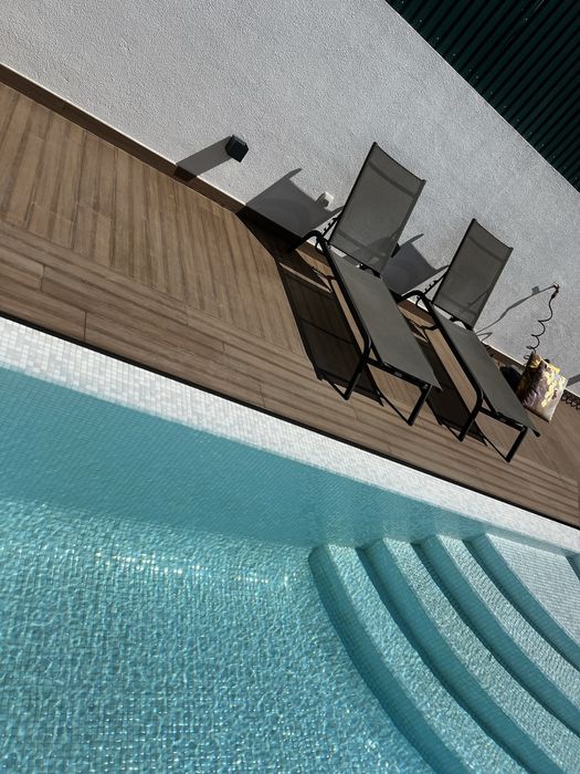 Espreguicadeiras em aluminio