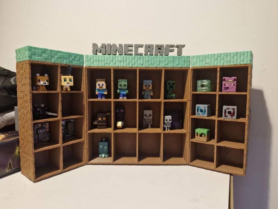 Display Figuras Minecraft Kinder Joy
