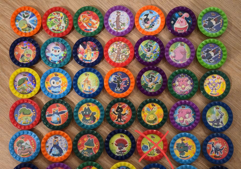 Tazos Pokémon Coleção