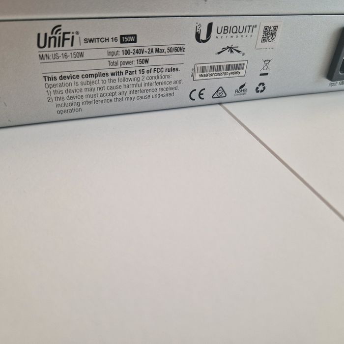 Switch Ubiquiti US 16 150W PoE